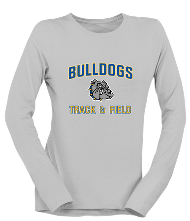 North Platte Bulldogs Track & Field Women's LS T-Shirt