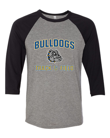 North Platte Bulldogs Track & Field Women's Baseball T-Shirt