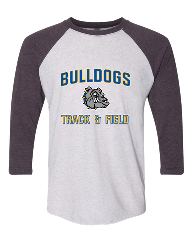 North Platte Bulldogs Track & Field Men's Baseball T-Shirt