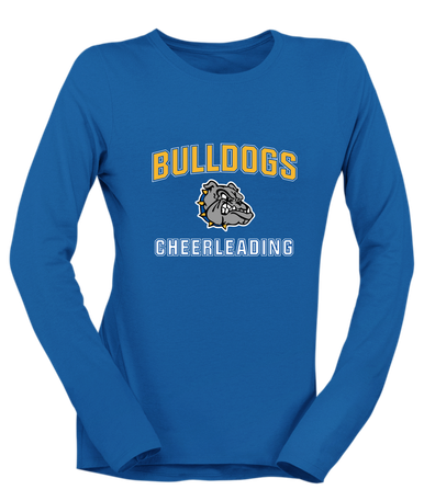North Platte Bulldogs Cheerleading Women's Premium LS T-Shirt