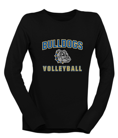 North Platte Bulldogs Volleyball Women's Premium LS T-Shirt