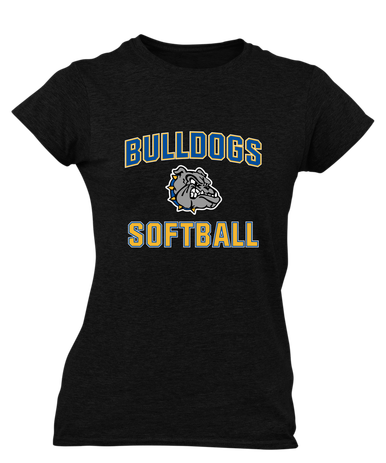 North Platte Bulldogs Softball #1 Women's Premium SS T-Shirt