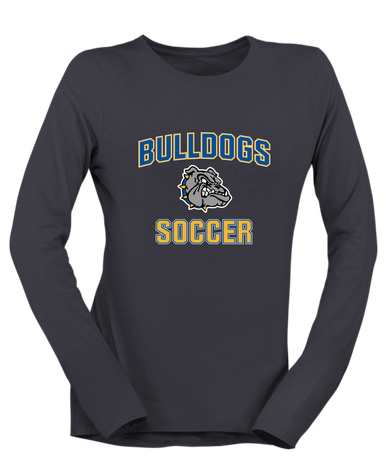 North Platte Bulldogs Soccer #1 Women's LS T-Shirt