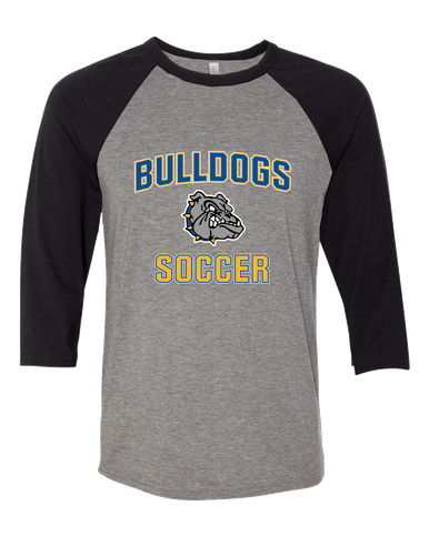 North Platte Bulldogs Soccer #1 Women's Baseball T-Shirt