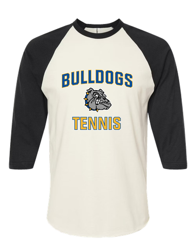 North Platte Bulldogs Tennis Women's Baseball T-Shirt
