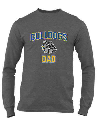 North Platte Bulldogs Dad Men's LS T-Shirt