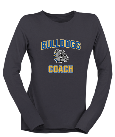 North Platte Bulldogs Coach Women's LS T-Shirt