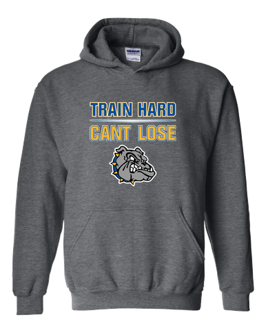 North Platte Bulldogs Train Hard, Can't Lose Men's Hoodie