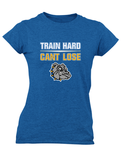 North Platte Bulldogs Train Hard, Can't Lose Women's Premium SS T-Shirt