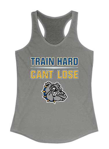 North Platte Bulldogs Train Hard, Can't Lose Women's Tank Top