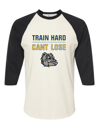 North Platte Bulldogs Train Hard, Can't Lose Men's Baseball T-Shirt