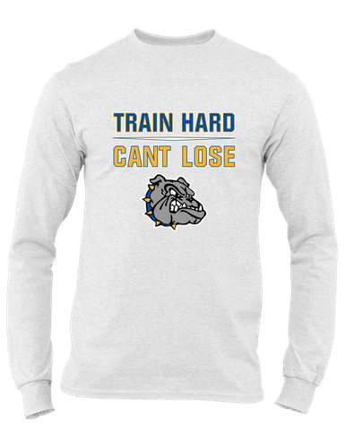 North Platte Bulldogs Train Hard, Can't Lose Men's Premium LS T-Shirt