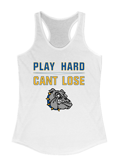 North Platte Bulldogs Play Hard, Can't Lose Women's Tank Top