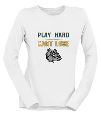North Platte Bulldogs Play Hard, Can't Lose Women's Premium LS T-Shirt