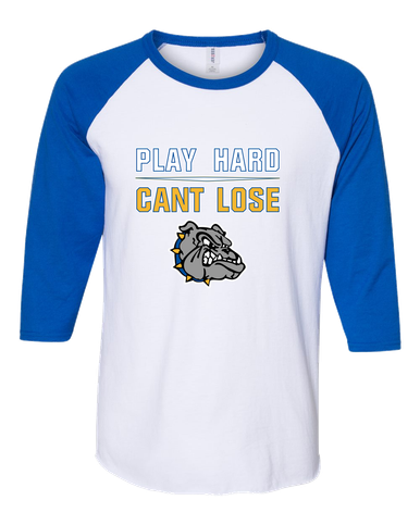 North Platte Bulldogs Play Hard, Can't Lose Men's Baseball T-Shirt