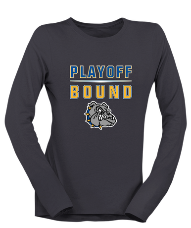 North Platte Bulldogs Playoff Bound Women's LS T-Shirt