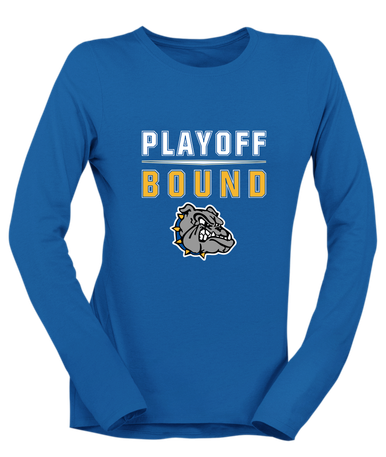 North Platte Bulldogs Playoff Bound Women's Premium LS T-Shirt