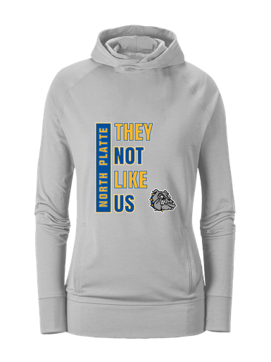 North Platte Bulldogs They Not Like Us #1 Women's Hoodie