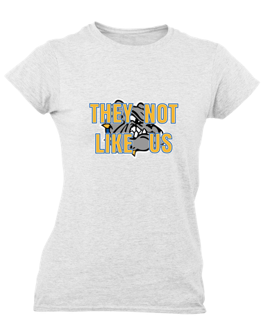 North Platte Bulldogs They Not Like Us #2 Women's SS T-Shirt