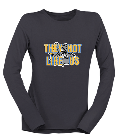 North Platte Bulldogs They Not Like Us #2 Women's Premium LS T-Shirt