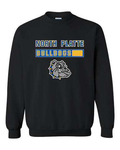 North Platte Bulldogs Mascot #7 Men's Sweatshirt