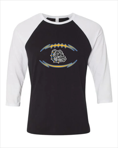 North Platte Bulldogs Football #3 Men's Baseball T-Shirt