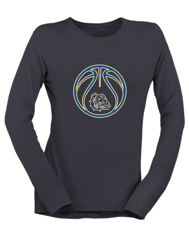 North Platte Bulldogs Basketball #2 Women's LS T-Shirt
