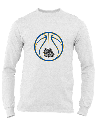 North Platte Bulldogs Basketball #2 Men's LS T-Shirt