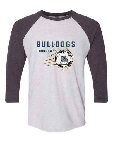 North Platte Bulldogs Soccer #2 Women's Baseball T-Shirt