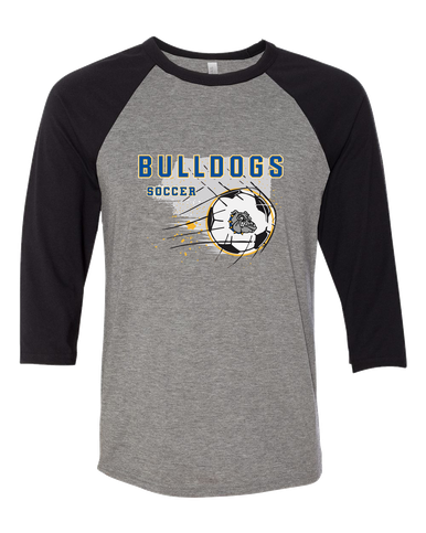 North Platte Bulldogs Soccer #2 Men's Baseball T-Shirt