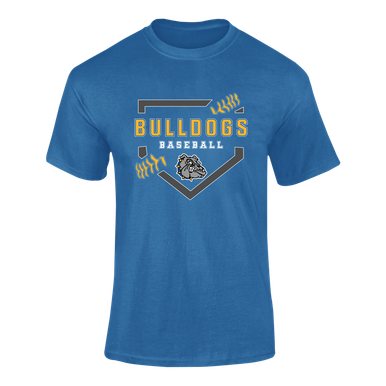 North Platte Bulldogs Baseball #2 Men's SS T-Shirt