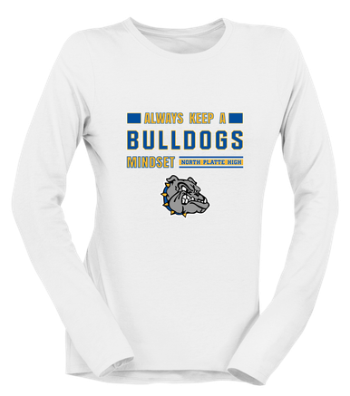North Platte Bulldogs Mindset Women's Premium LS T-Shirt