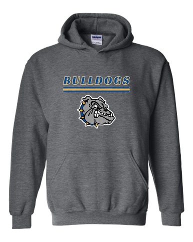 North Platte Bulldogs Mascot #8 Men's Hoodie