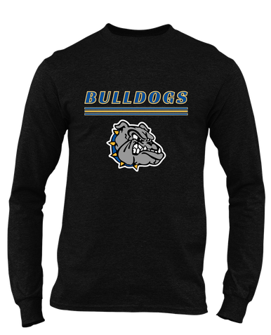 North Platte Bulldogs Mascot #8 Men's Premium LS T-Shirt