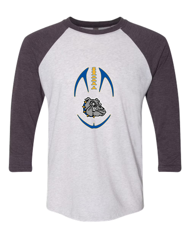 North Platte Bulldogs Football #4 Men's Baseball T-Shirt