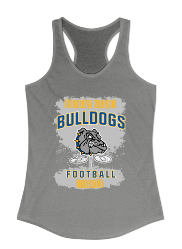 North Platte Bulldogs Football #6 Women's Tank Top