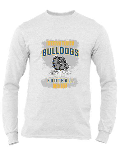 North Platte Bulldogs Football #6 Men's Premium LS T-Shirt