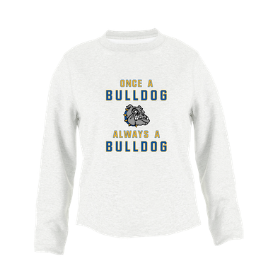 North Platte Bulldogs Once A Women's Sweatshirt