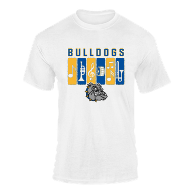 North Platte Bulldogs Band # 2 Men's SS T-Shirt