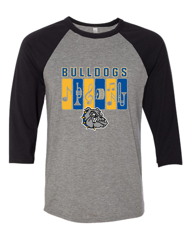 North Platte Bulldogs Band # 2 Women's Baseball T-Shirt