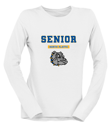 North Platte Bulldogs Senior #2 Women's LS T-Shirt