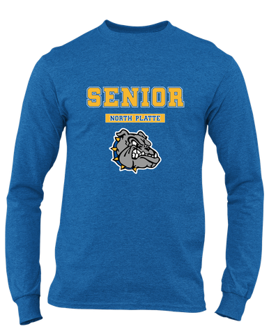 North Platte Bulldogs Senior #2 Men's LS T-Shirt