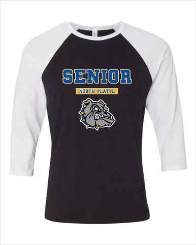 North Platte Bulldogs Senior #2 Men's Baseball T-Shirt