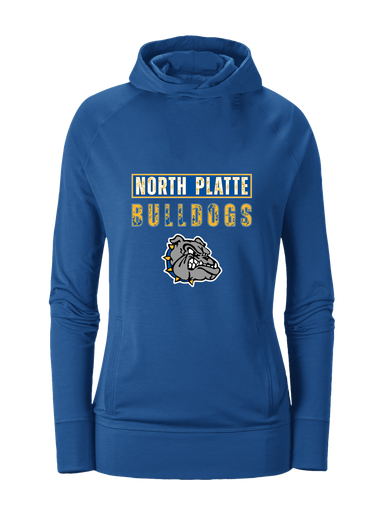 North Platte Bulldogs Mascot #9 Women's Hoodie
