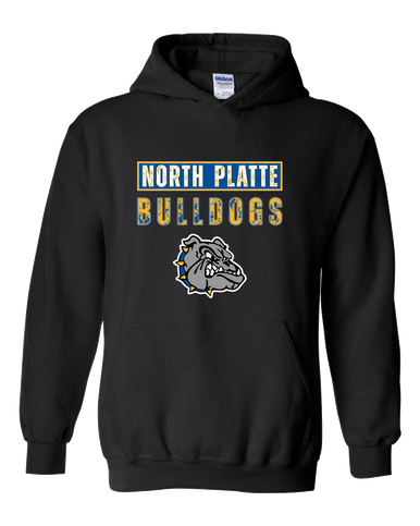North Platte Bulldogs Mascot #9 Men's Hoodie