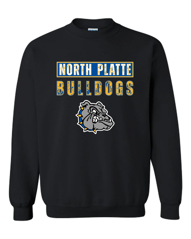 North Platte Bulldogs Mascot #9 Men's Sweatshirt