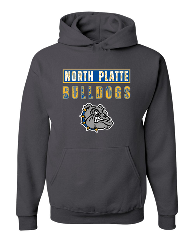 North Platte Bulldogs Mascot #9 Men's Premium Hoodie
