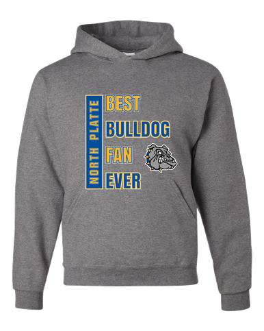 North Platte Bulldogs Best Bulldog Fan Men's Premium Hoodie
