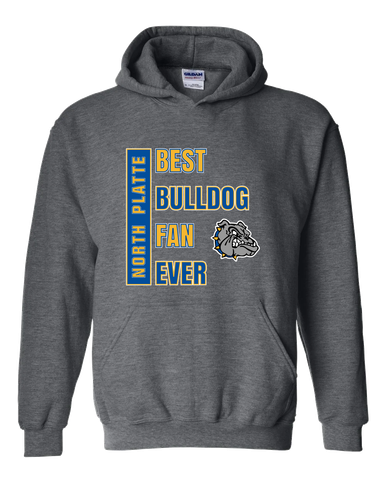 North Platte Bulldogs Best Bulldog Fan Men's Hoodie