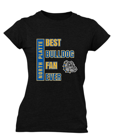 North Platte Bulldogs Best Bulldog Fan Women's Premium SS T-Shirt